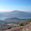 Panorámica Embalse de Iznájar y Castillo de Cesna